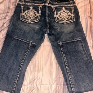 L.A. Idol Black Boot Cut Jeans Classic Style